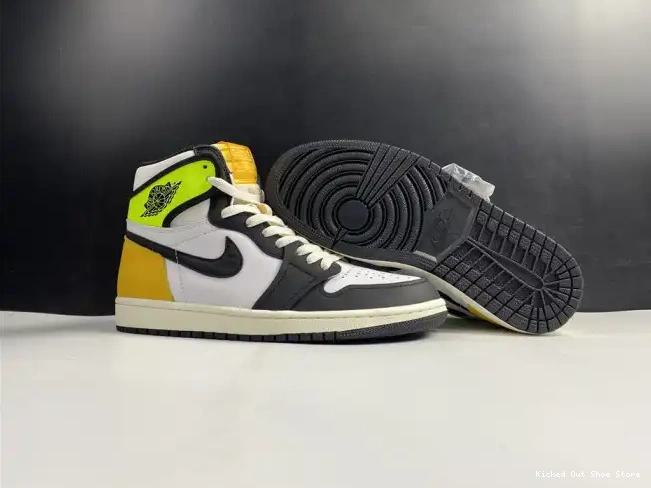 Kicked Out Shoe Store AIR JORDAN RETRO OG 'VOLT 555088-118 GOLD' 1 HIGH 0505
